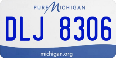 MI license plate DLJ8306