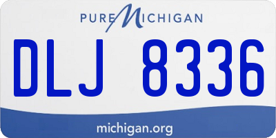 MI license plate DLJ8336