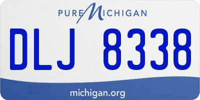 MI license plate DLJ8338