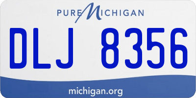 MI license plate DLJ8356