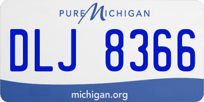 MI license plate DLJ8366