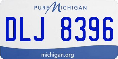 MI license plate DLJ8396
