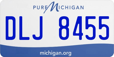 MI license plate DLJ8455