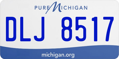 MI license plate DLJ8517