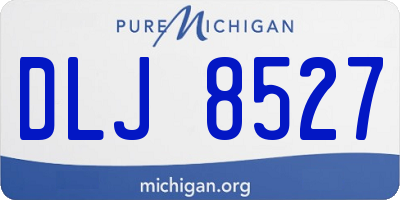 MI license plate DLJ8527