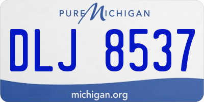 MI license plate DLJ8537
