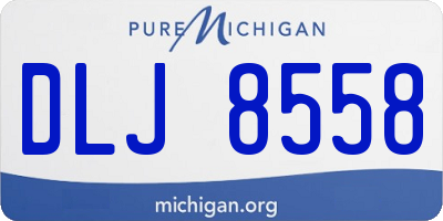 MI license plate DLJ8558