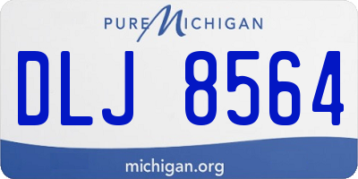 MI license plate DLJ8564