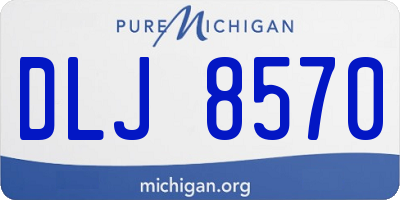 MI license plate DLJ8570