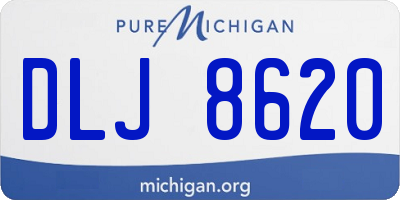 MI license plate DLJ8620