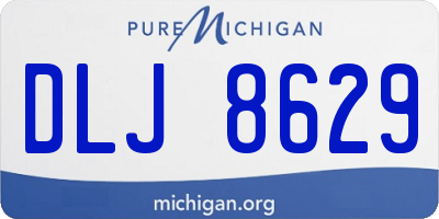 MI license plate DLJ8629