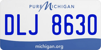 MI license plate DLJ8630