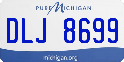 MI license plate DLJ8699