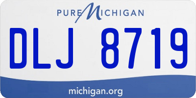 MI license plate DLJ8719