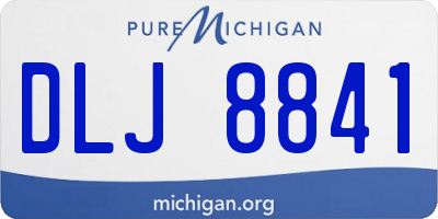 MI license plate DLJ8841