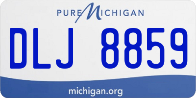 MI license plate DLJ8859