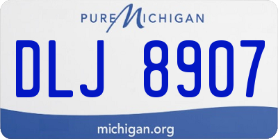 MI license plate DLJ8907