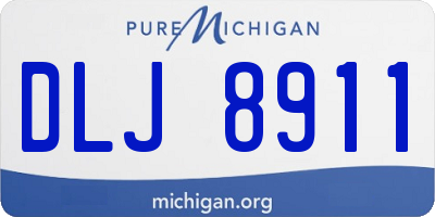 MI license plate DLJ8911