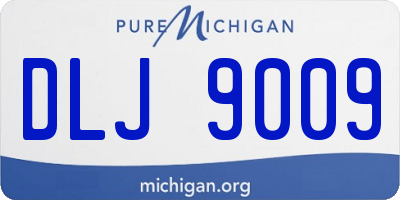 MI license plate DLJ9009
