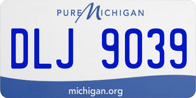MI license plate DLJ9039