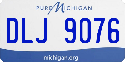 MI license plate DLJ9076