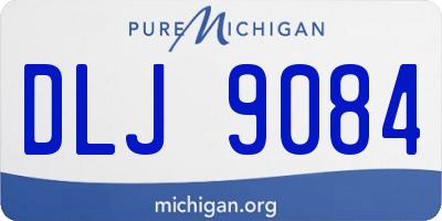 MI license plate DLJ9084