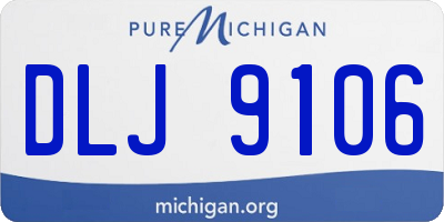 MI license plate DLJ9106
