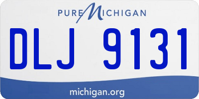 MI license plate DLJ9131