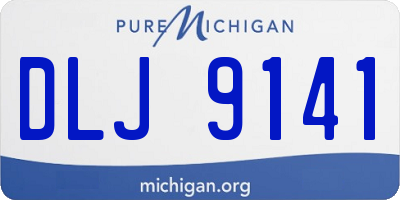 MI license plate DLJ9141