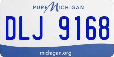 MI license plate DLJ9168