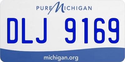 MI license plate DLJ9169