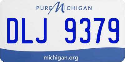 MI license plate DLJ9379
