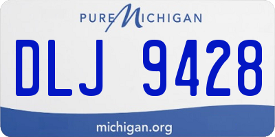 MI license plate DLJ9428