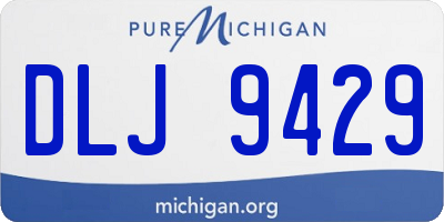 MI license plate DLJ9429