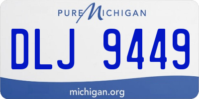 MI license plate DLJ9449