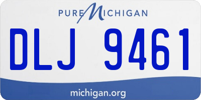 MI license plate DLJ9461