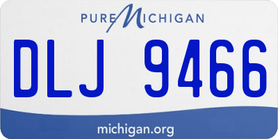 MI license plate DLJ9466