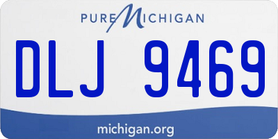 MI license plate DLJ9469