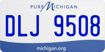 MI license plate DLJ9508