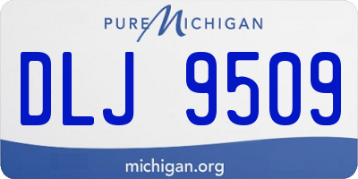 MI license plate DLJ9509