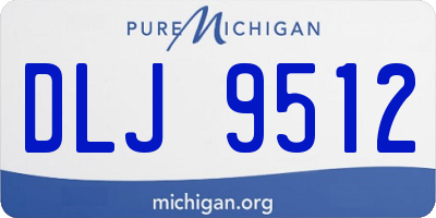 MI license plate DLJ9512