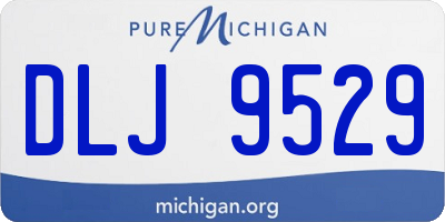 MI license plate DLJ9529