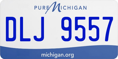 MI license plate DLJ9557