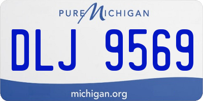 MI license plate DLJ9569