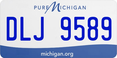 MI license plate DLJ9589