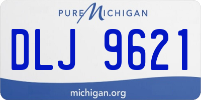 MI license plate DLJ9621