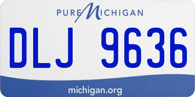 MI license plate DLJ9636