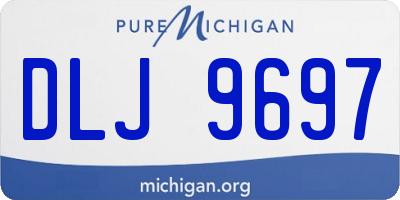 MI license plate DLJ9697