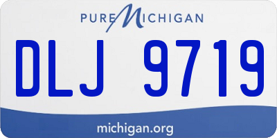 MI license plate DLJ9719