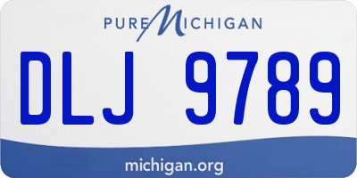 MI license plate DLJ9789